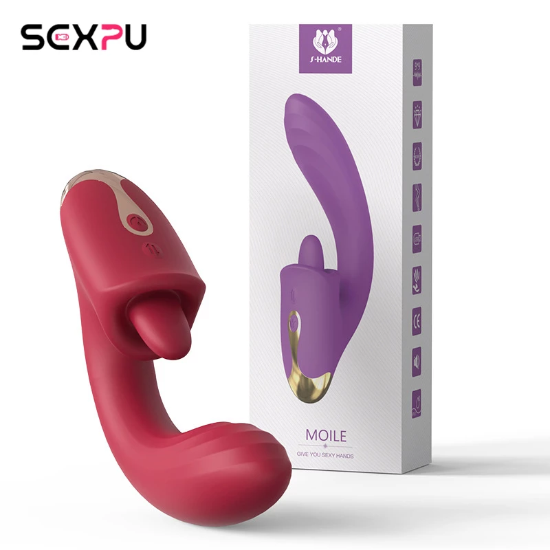 G點震動棒舌舔按摩棒女用自慰器成人情趣用品